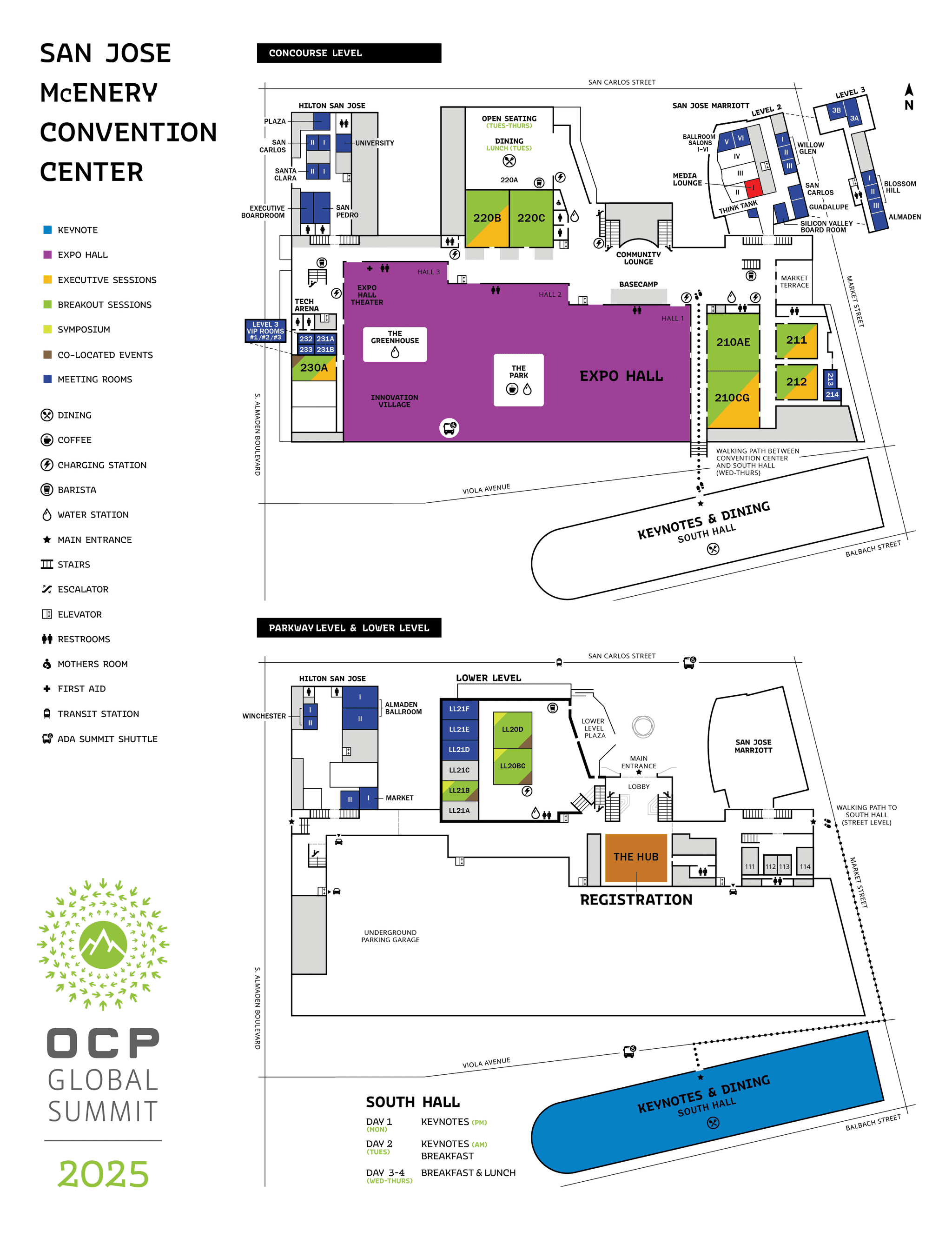 ocp25g venue map